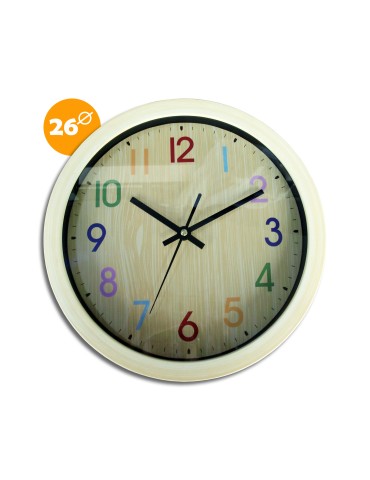 Reloj Blanco Numero Colores