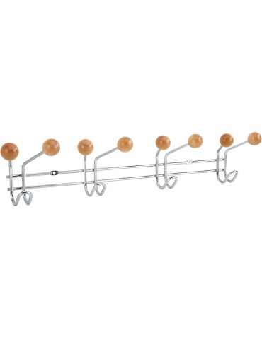 Percha 8 Pomos y 4 Ganchos...