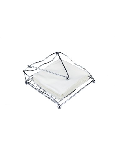 Servilletero Cuadrado Cromado