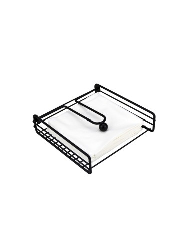 Servilletero Cuadrado Negro