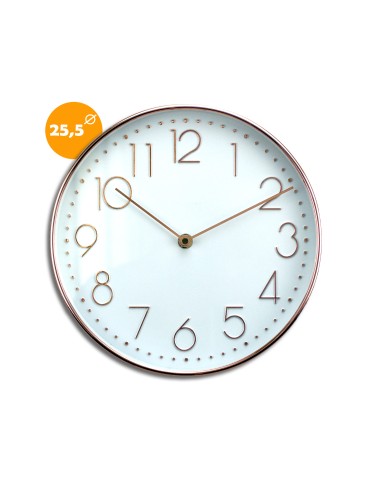 Reloj Cobre/Blanco